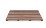 Aquatica Universal 33.5 Waterproof American Walnut Wood Bath Shower Floor Mat0